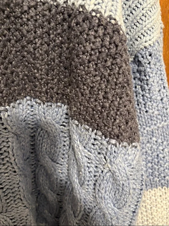 Aerie Patchwork Knit Sweater - Picture 2 of 7